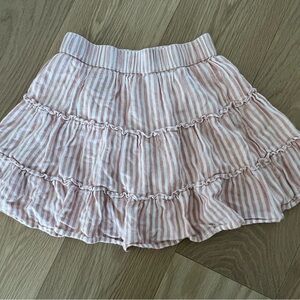 Abercrombie & Fitch Kids Striped Pink Ruffle Skirt